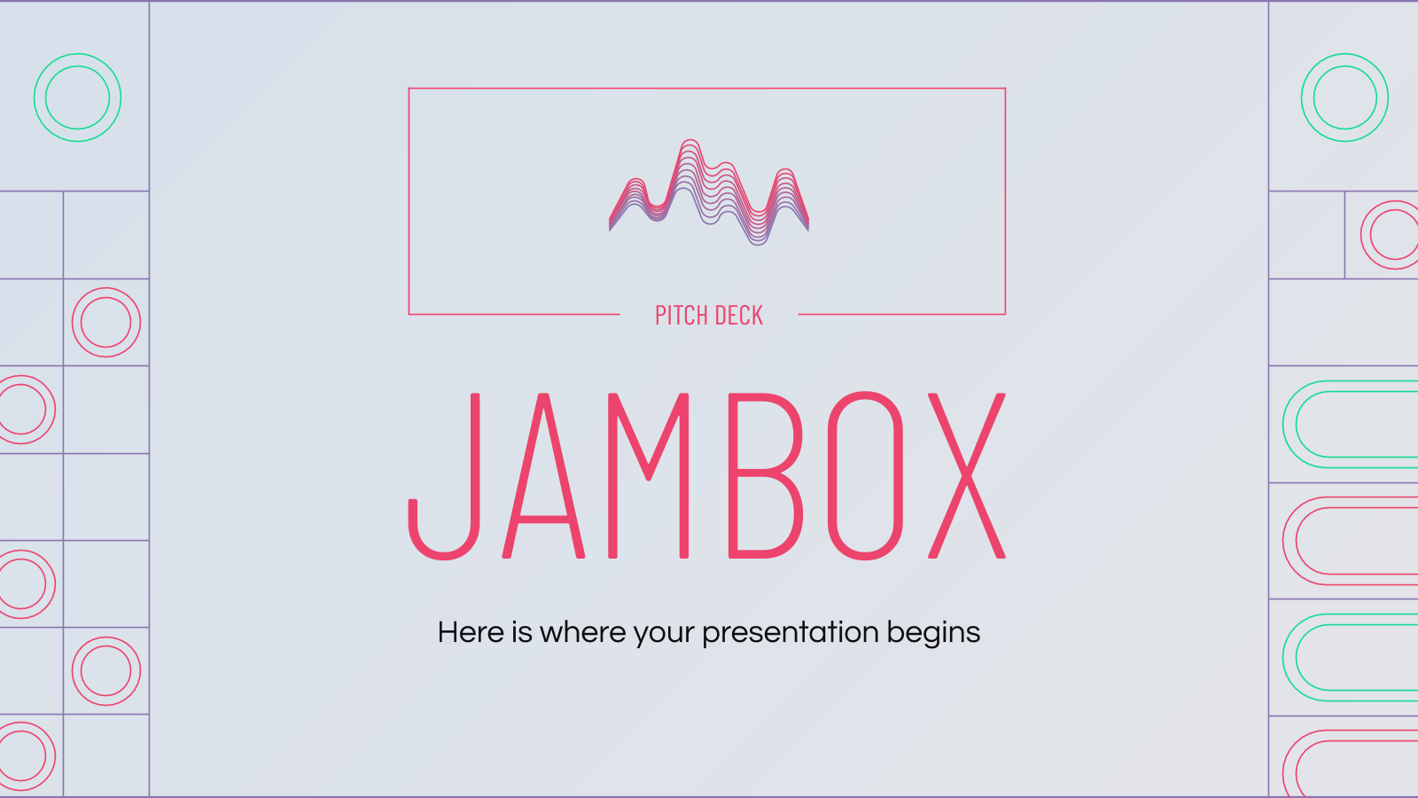 Jambox Pitch DeckPowerPoint模板
